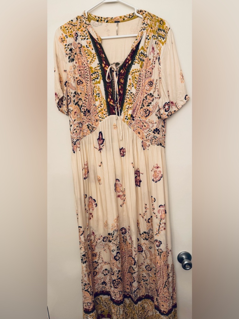 Free People Short Sleeve Maxi Dress